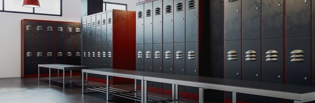Шкафчики в раздевалке Шкафчики в раздевалке